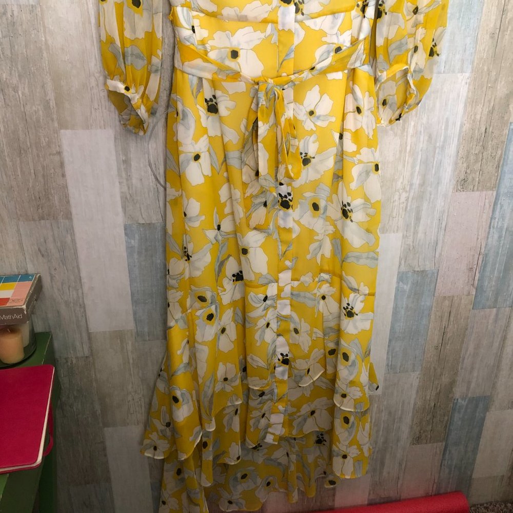 Banana Republic Yellow Floral Maxi Dress - Picture 6 of 13